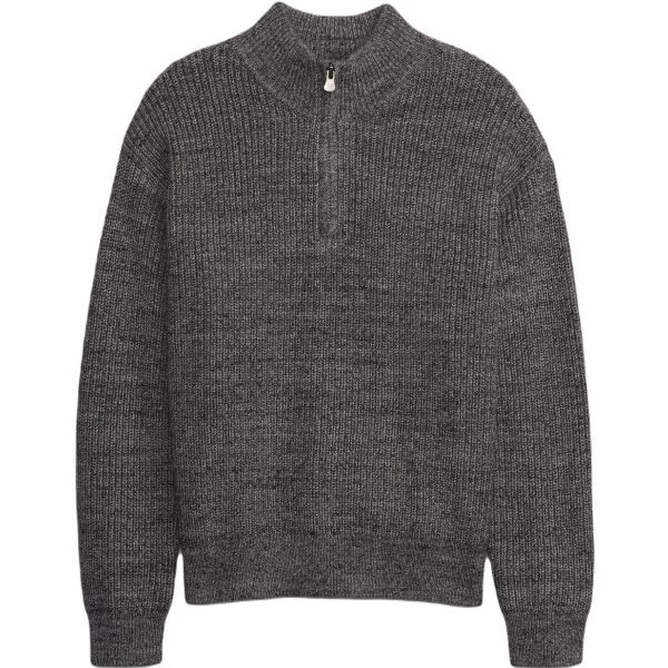 GAP RIB MOCKNECK Chlapecký svetr, tmavě šedá, velikost