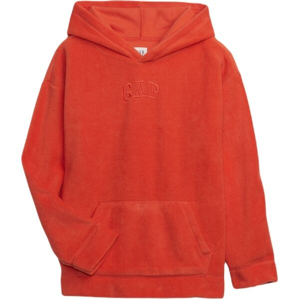 GAP DOORBUSTER FLEECE Chlapecká mikina, červená, velikost