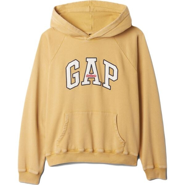 GAP FLEECE STANDARD Dámská mikina, žlutá, velikost