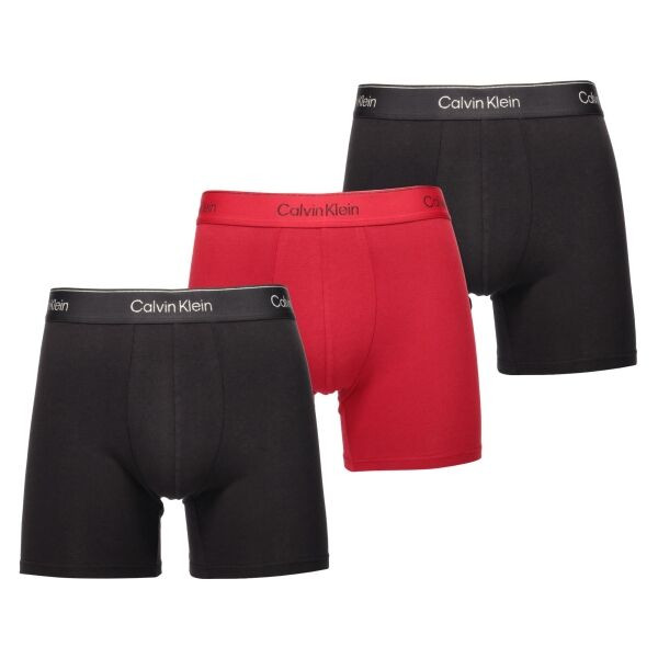 Calvin Klein MODERN COTTON HOLIDAY FASHION 3PK Pánské trenky, černá, velikost