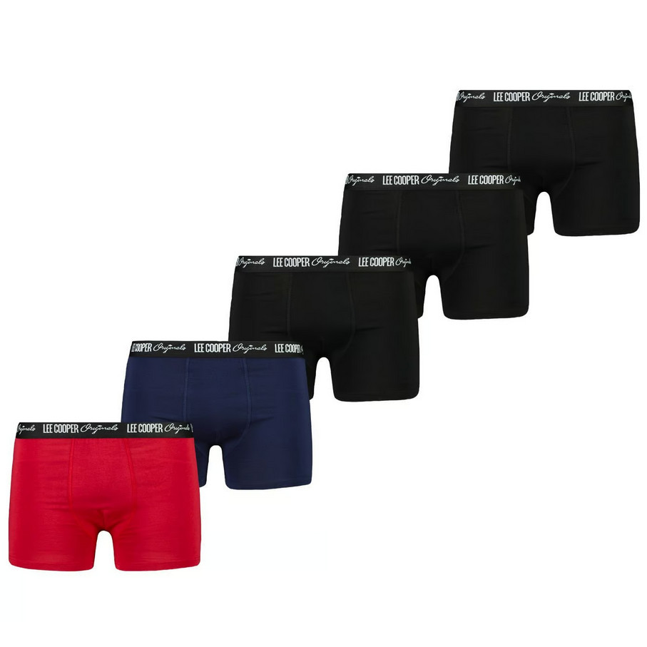 5PACK pánské boxerky Lee Cooper vícebarevné (PO41013) XL, trenky / trenýrky