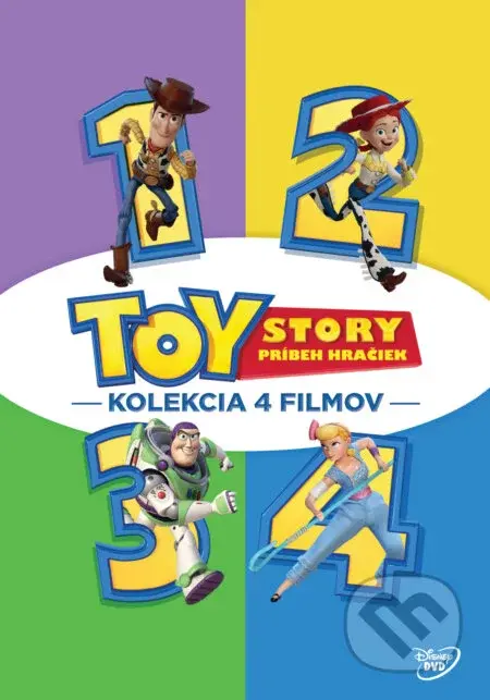 Toy Story: Príbeh hračiek kolekcia 1.-4.  (SK) DVD