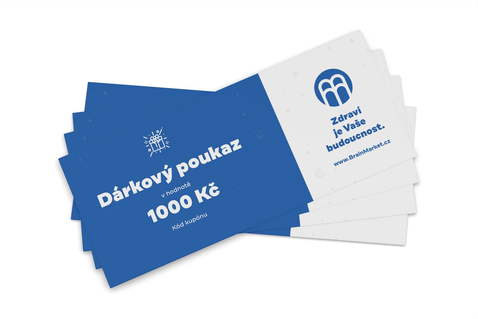 BrainMax Dárková elektronická poukázka 1000 Kč
