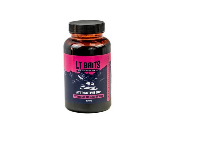 LT Baits DIP EXTREME STRAWBERRY 300 g