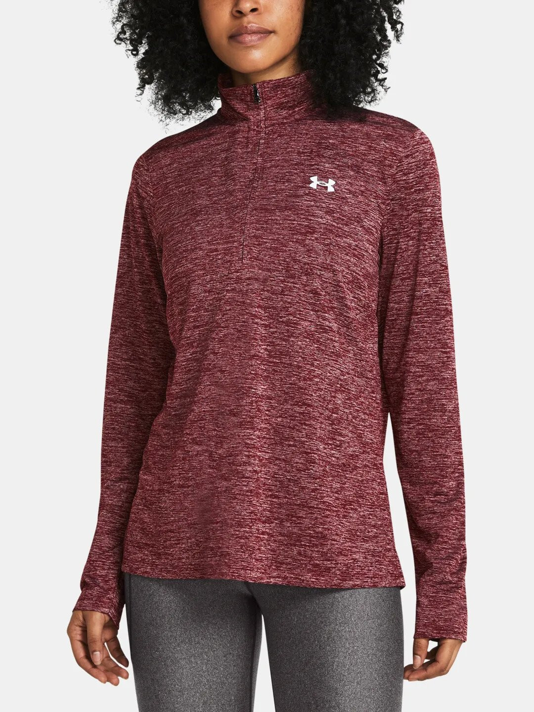 Dámské tričko Under Armour Tech 1/2 Zip- Twist