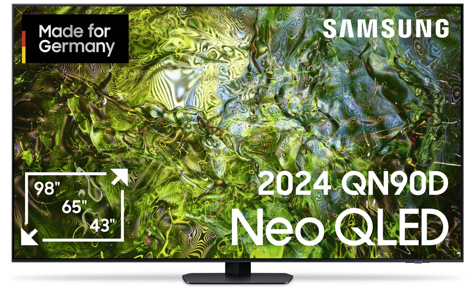 Samsung Neo QLED 4K QN90D QLED TV 190.5 cm 75 palec Energetická třída (EEK2021) E (A - G) CI plus , DVBT2 HD, Smart TV, UHD, WLAN černá