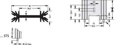 Fischer Elektronik 10019873 SK 409 50,8 STS lisovaný chladič 6.2 K/W (d x š x v) 50.8 x 45 x 12.7 mm TO-220 , TO-218 , TO-3P