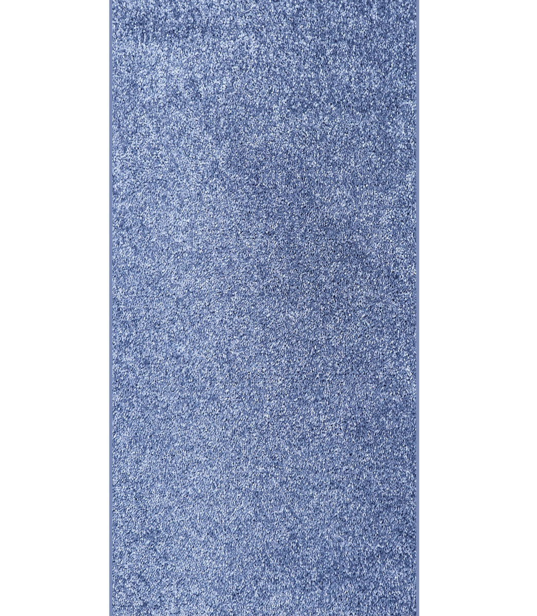 Běhoun na míru Velur Ultra tm. modrý - šíře 40 cm