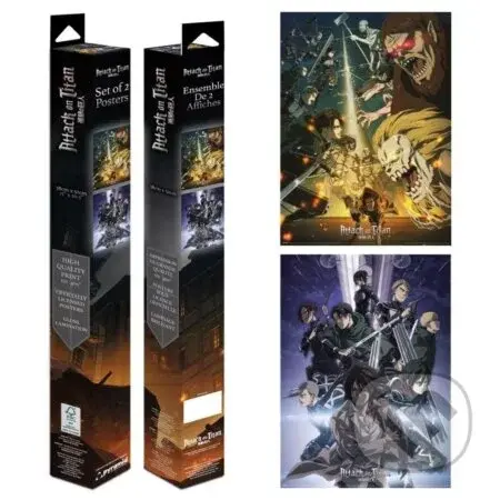 Attack on Titan set plagátov 2ks - EPEE