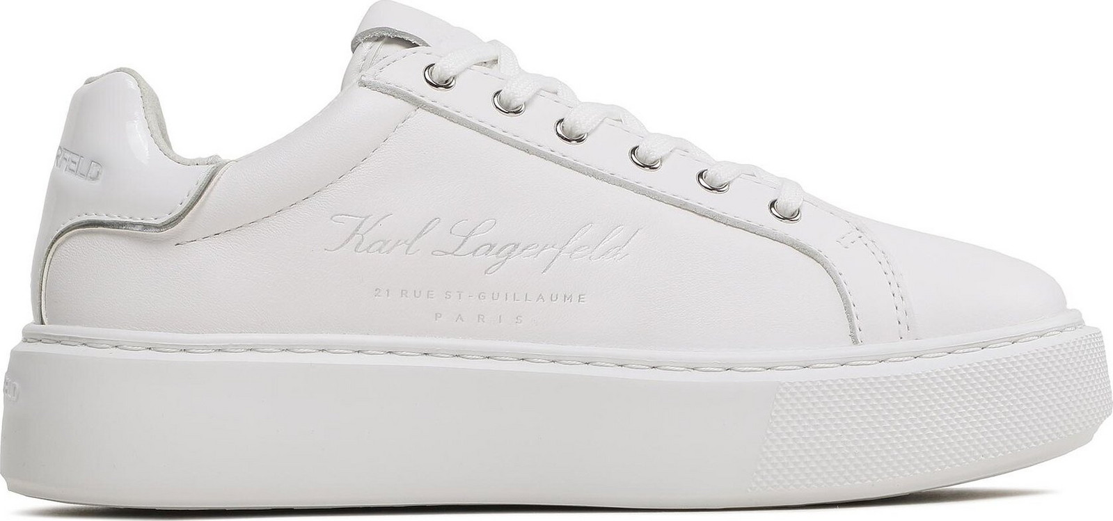 Sneakersy KARL LAGERFELD KL62223F Bílá