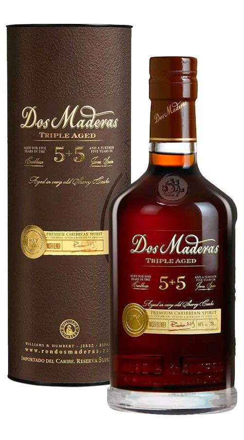 Rum dos Maderas PX 5 & 5 holá lahev 40%0.50l