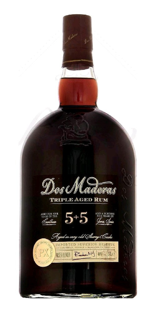 Rum dos Maderas PX 5 & 5 Doublemagnum 40%3.00l