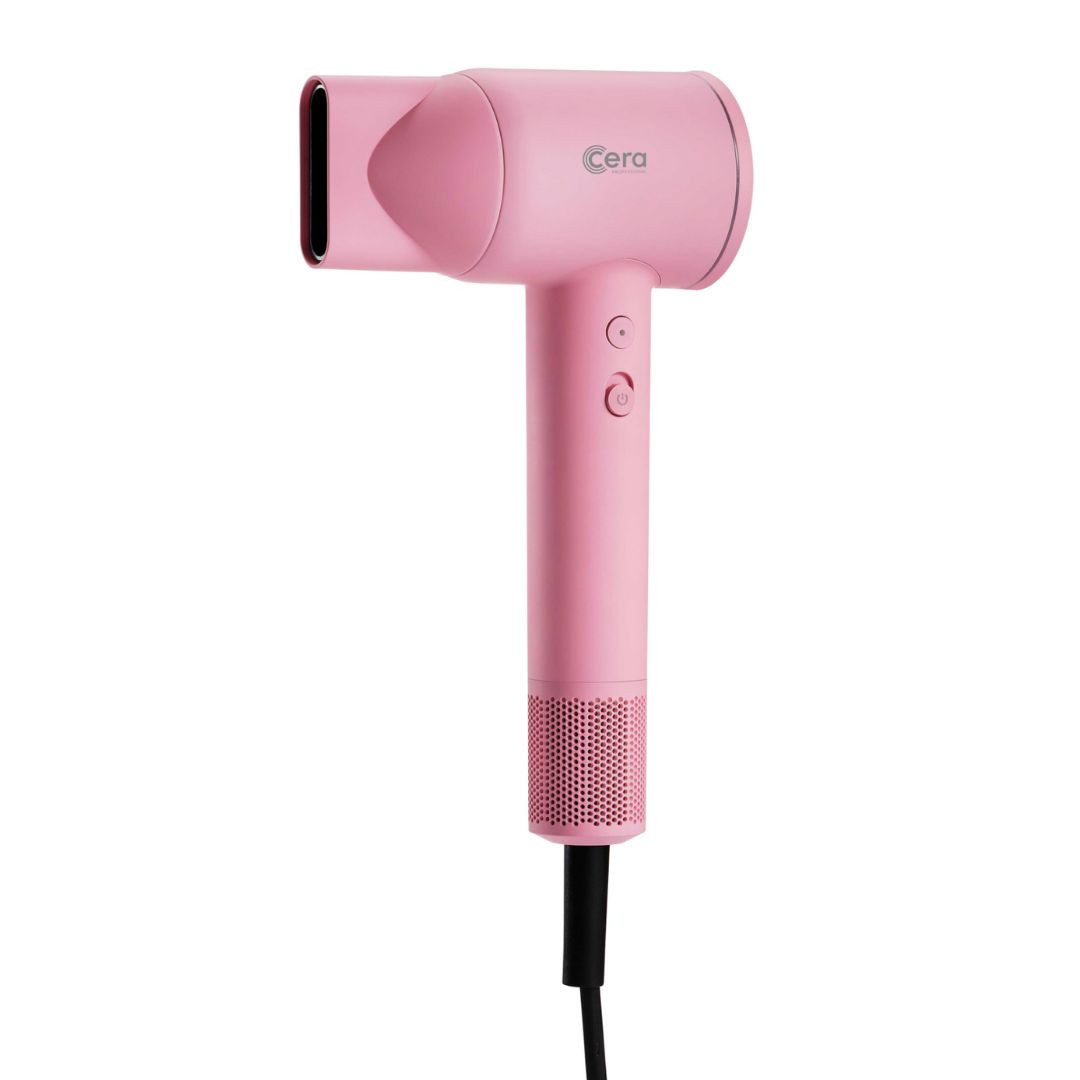 Cera PRO BLDC Dryer - profesionální fén na vlasy, 1600W PINK - růžový