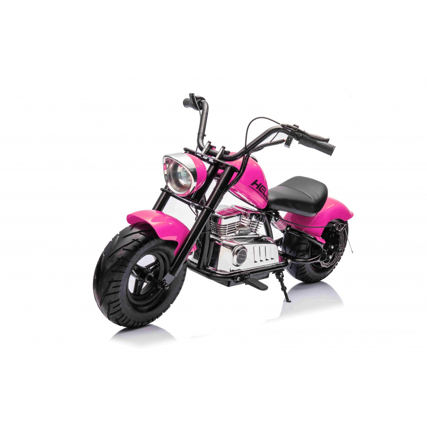 mamido Dětská elektrická motorka Chopper Warrior 36V růžová