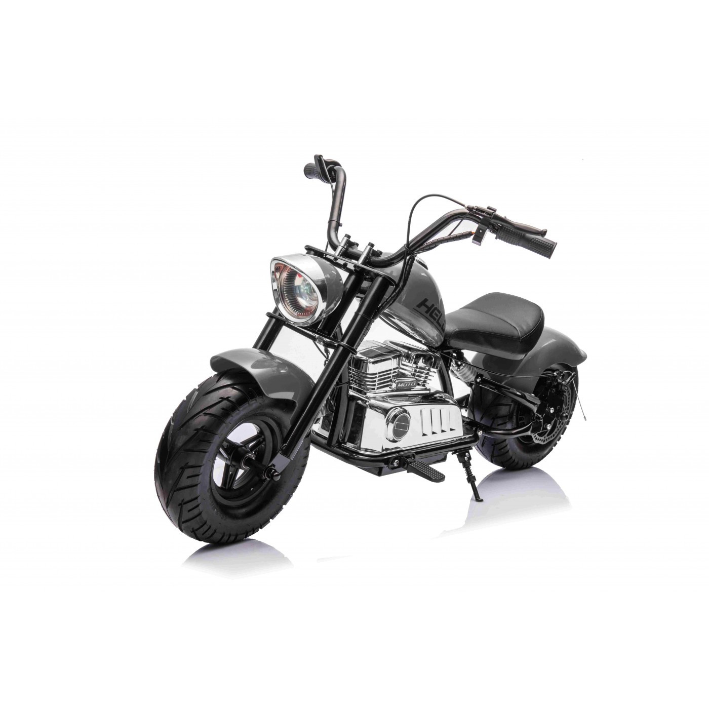 mamido Dětská elektrická motorka Chopper Warrior 36V šedá