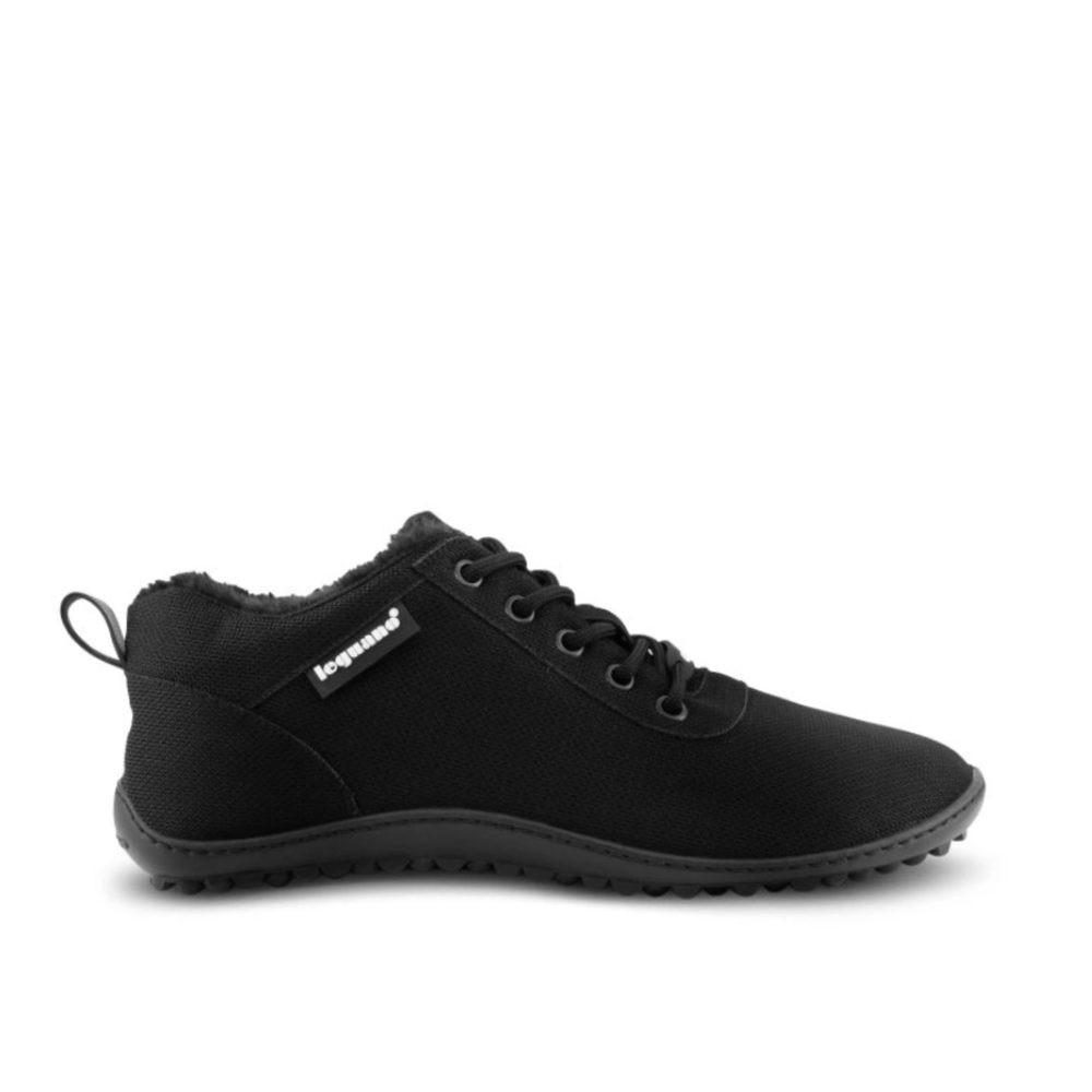 Leguano GALAXO Black | Zateplené barefoot boty - 37