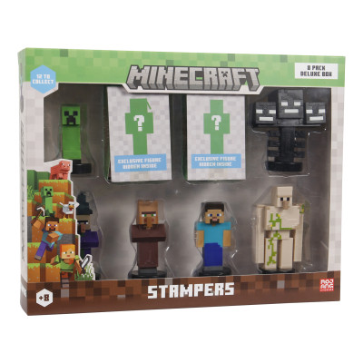 Minecraft razítko - 8 pack Deluxe box