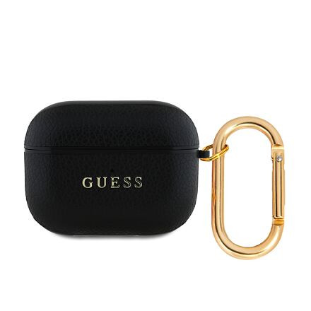 Guess PU Grained Classic Logo Pouzdro pro AirPods 3 Black GUA3PGUGMK