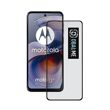 OBAL:ME 5D Tvrzené Sklo pro Motorola G55 Black 57983123363