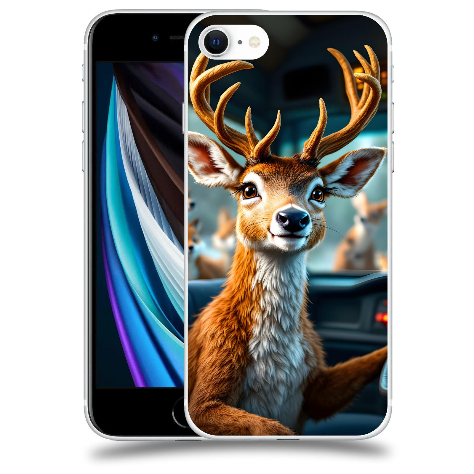 ACOVER Kryt na mobil Apple iPhone SE 2020 - Jelen