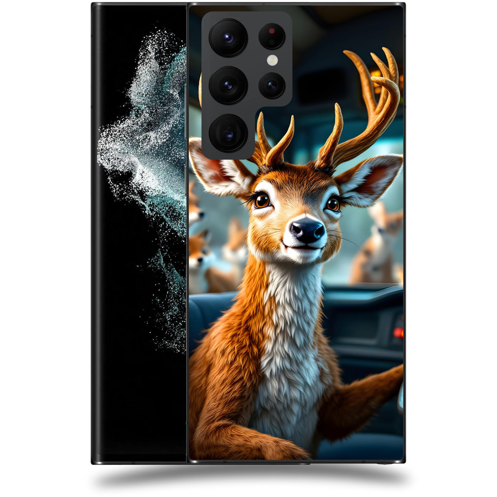 ACOVER Kryt na mobil Samsung Galaxy S22 Ultra 5G - Jelen