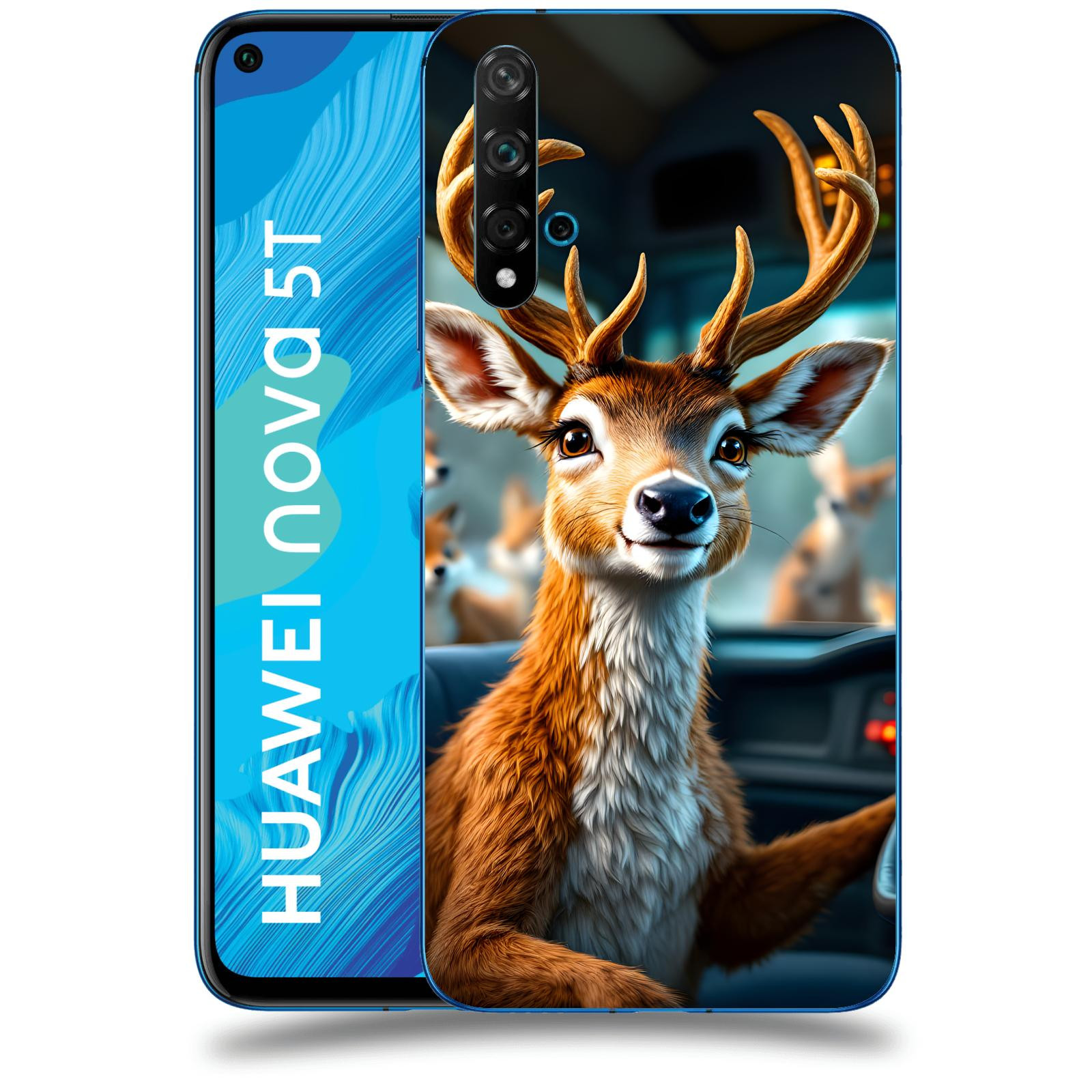 ACOVER Kryt na mobil Huawei Nova 5T - Jelen