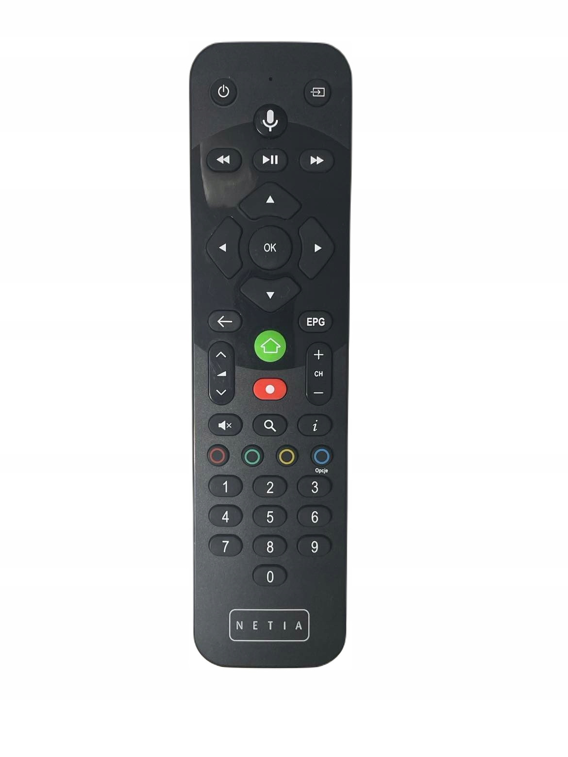 Dálkový ovladač pro set-top box Netia Evobox 4K Bluetooth