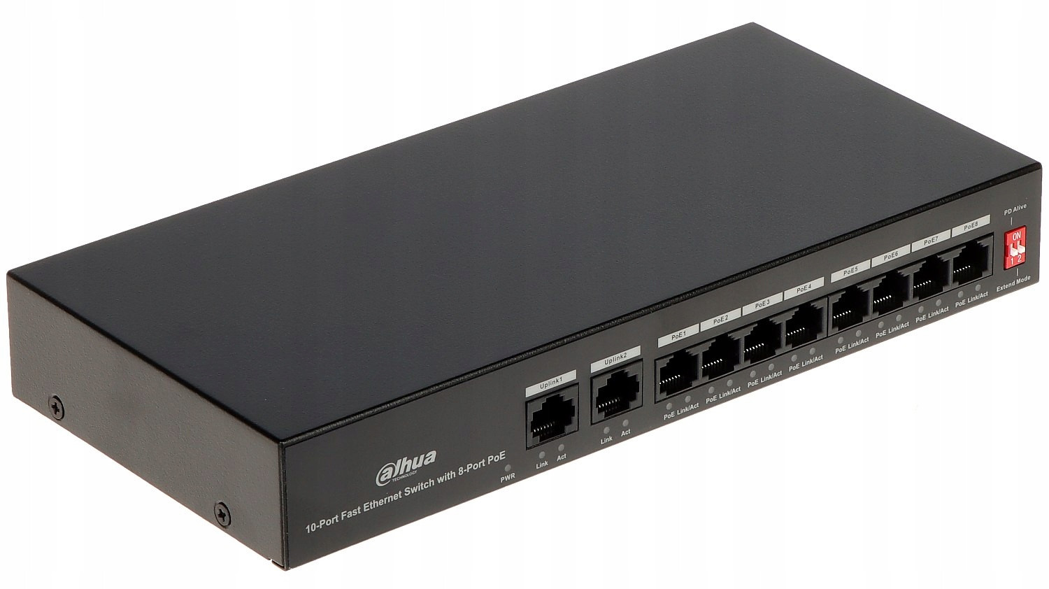 Switch Dahua PFS3010-8ET-65 8 PoE portů pro Ip kamery