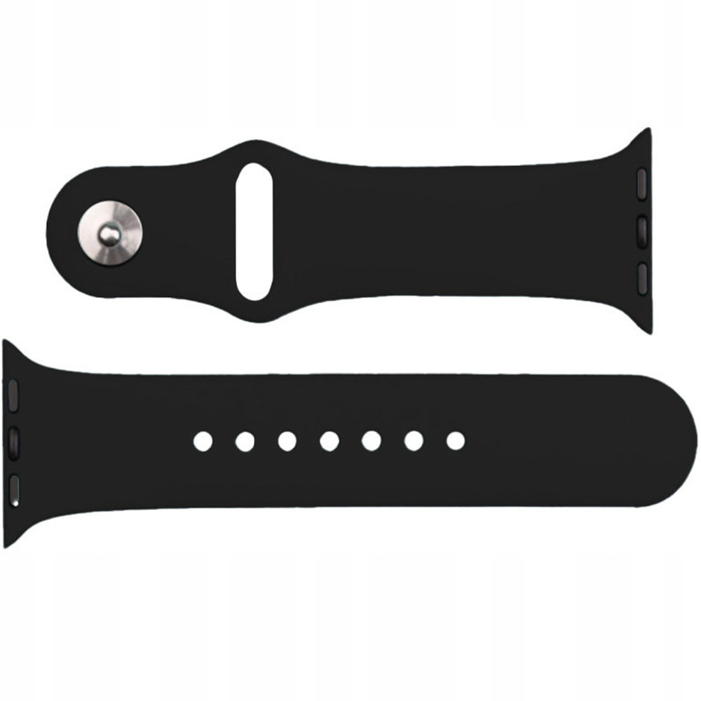 Silicone Strap Pásek Pro Watch 8/7/6/5/4/3/2/ 41/40/38MM Černý