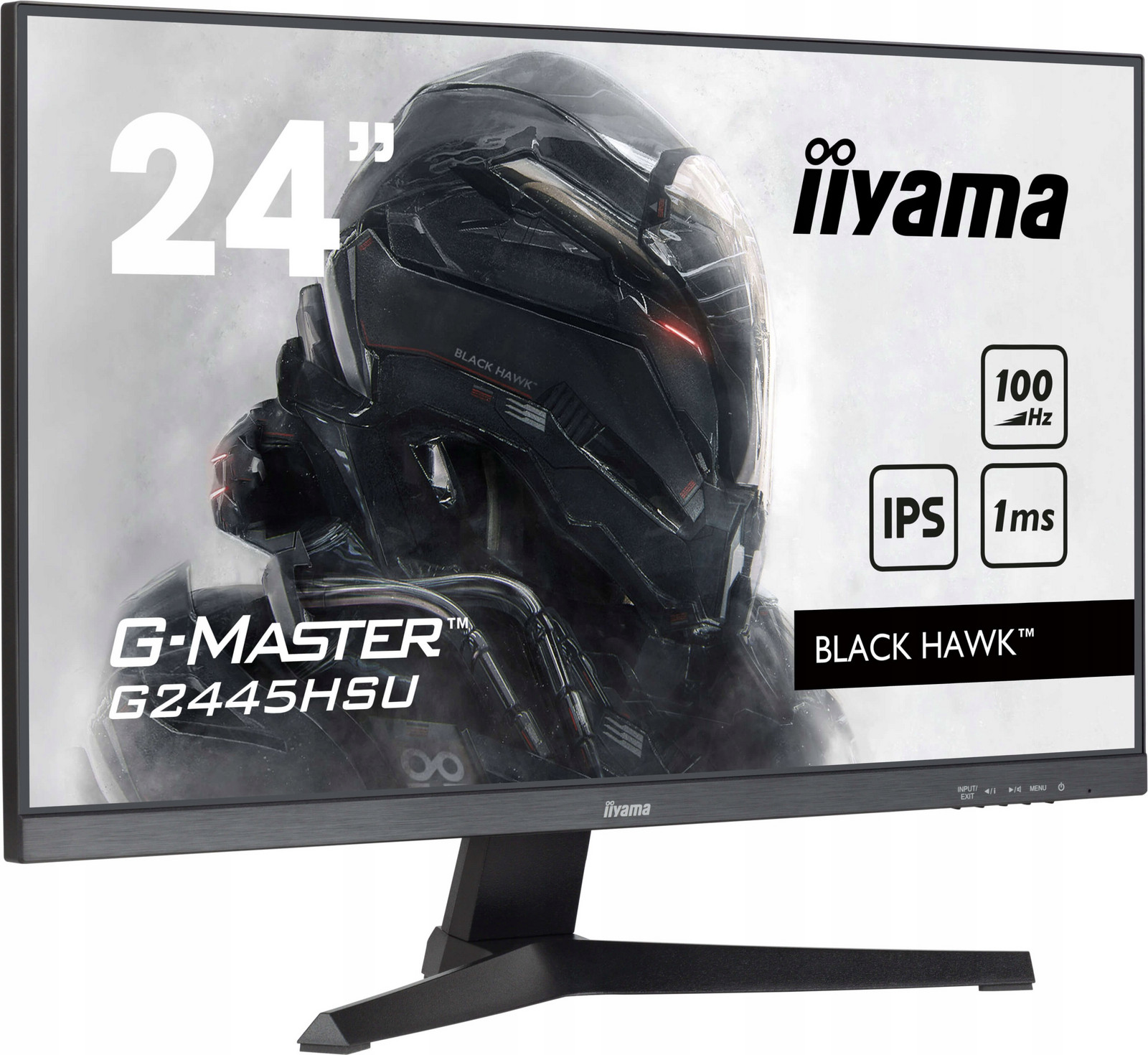 Monitor iiyama G-Master Black Hawk G2445HSU-B2 24 Ips Led 100Hz 1ms /hdmi