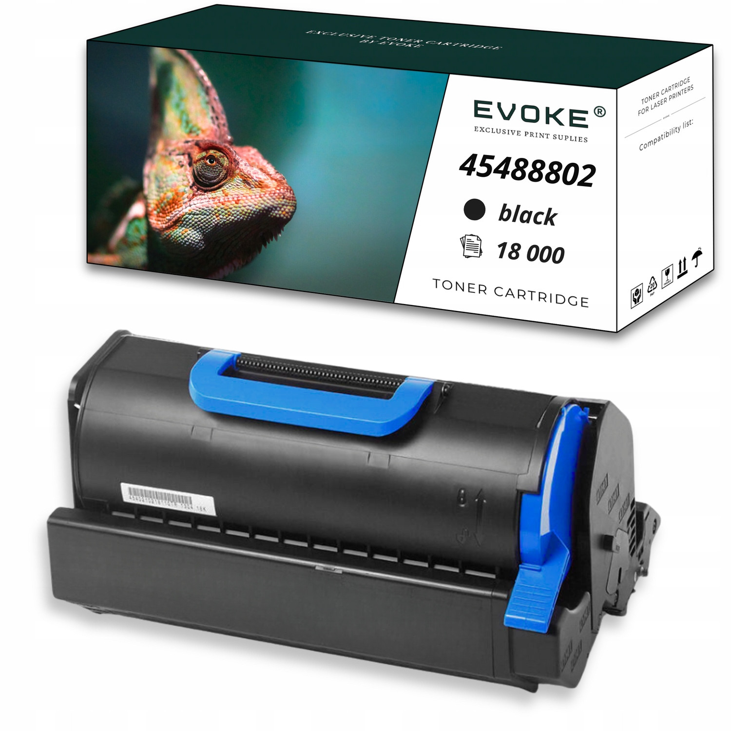 Toner do tiskárny Oki 45488802 černý 18000 stran B721