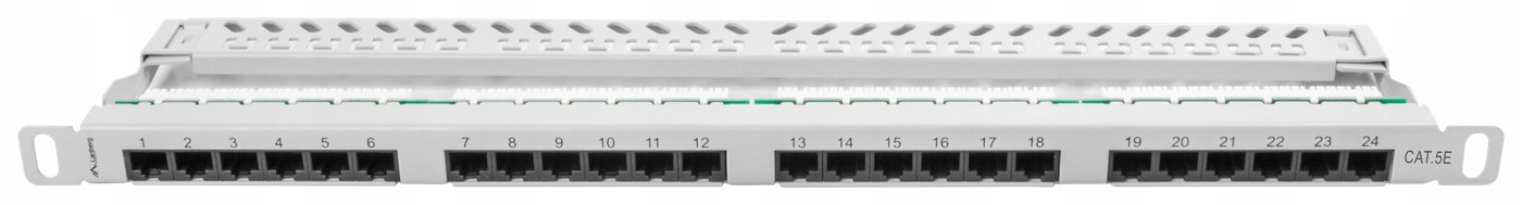Patchpanel Pro Rackovou Skříň RJ45 24 Porty 0,5U 19