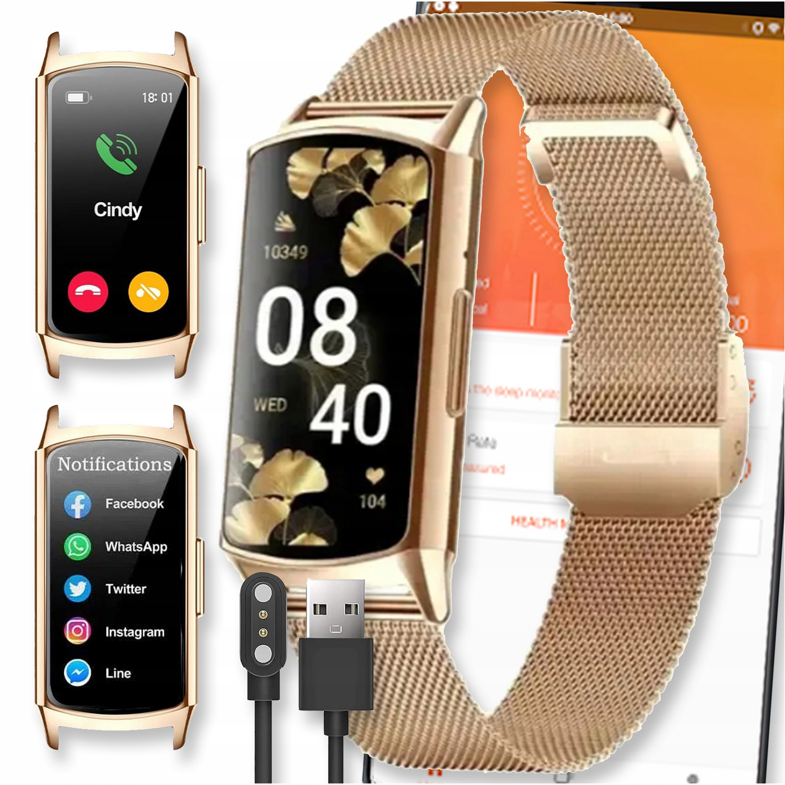 Chytré Hodinky Watch Amoled Hodinky Atm Vodotěsnost Dámské Hovory Sport Pl