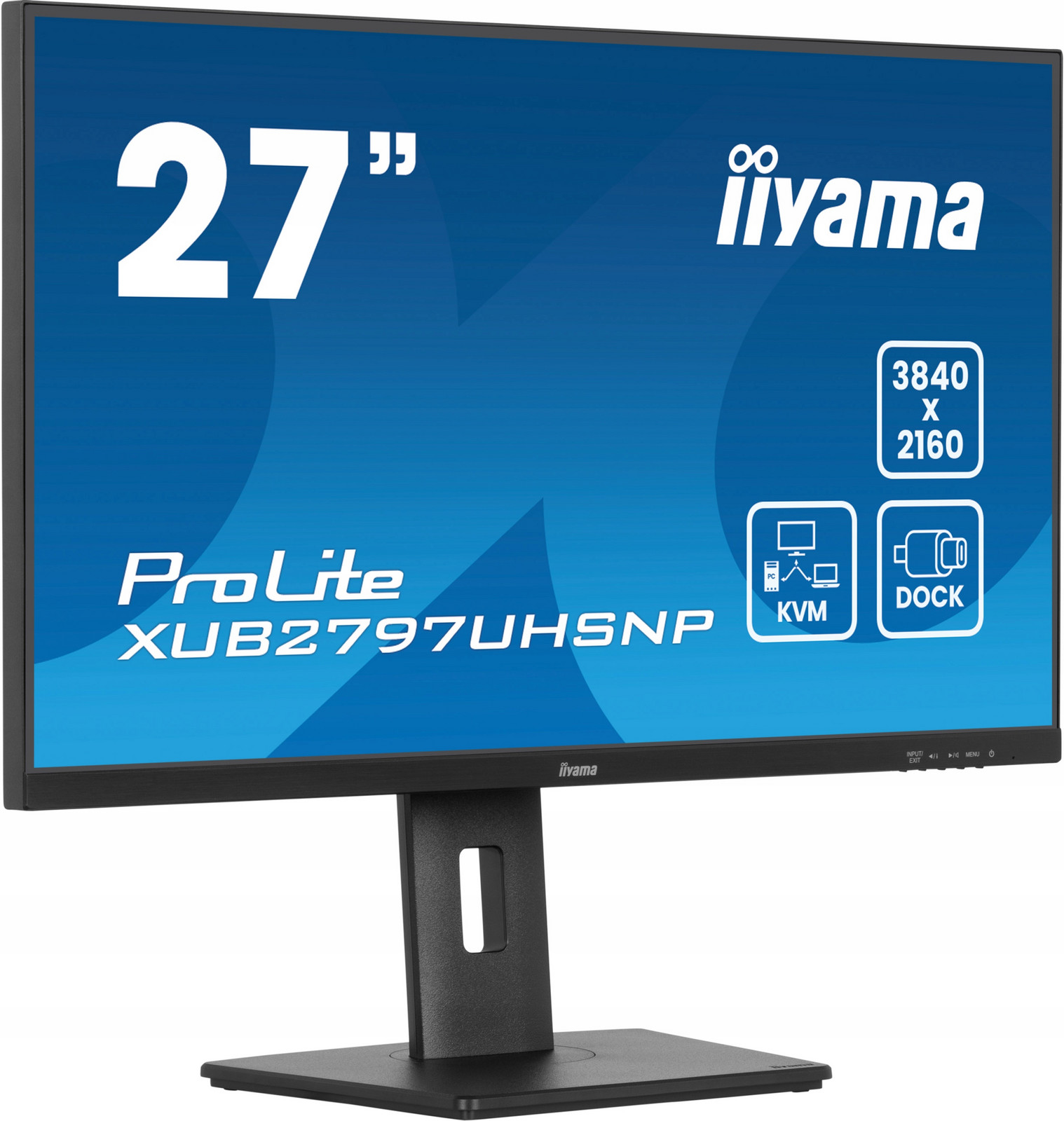 Monitor iiyama ProLite XUB2797UHSNP-B1 27 Ips Led 4K /usb-c Hdmi Dp/ Kvm,