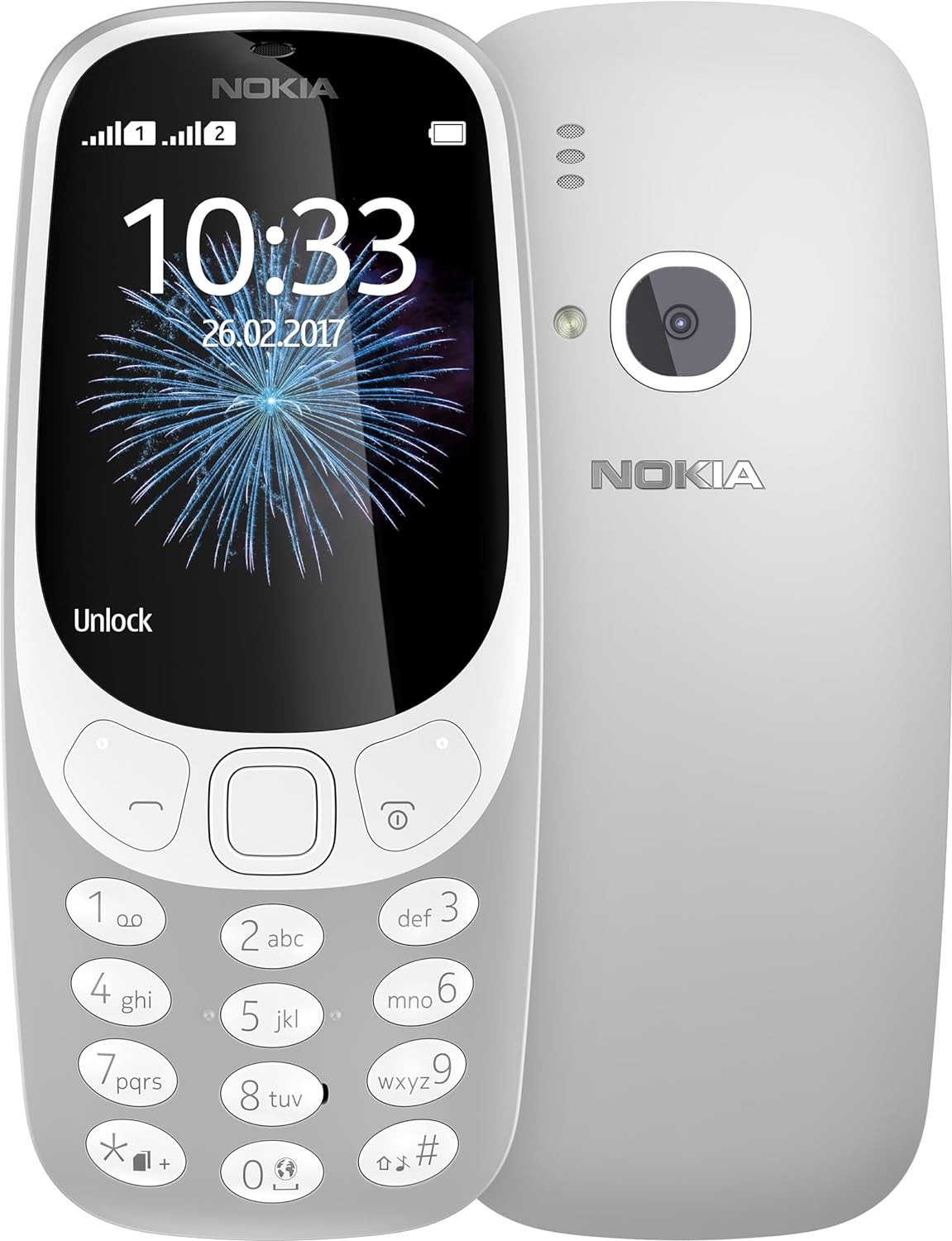 Mobilní Telefon Nokia 3310 Dual Sim Originální Set Šedá