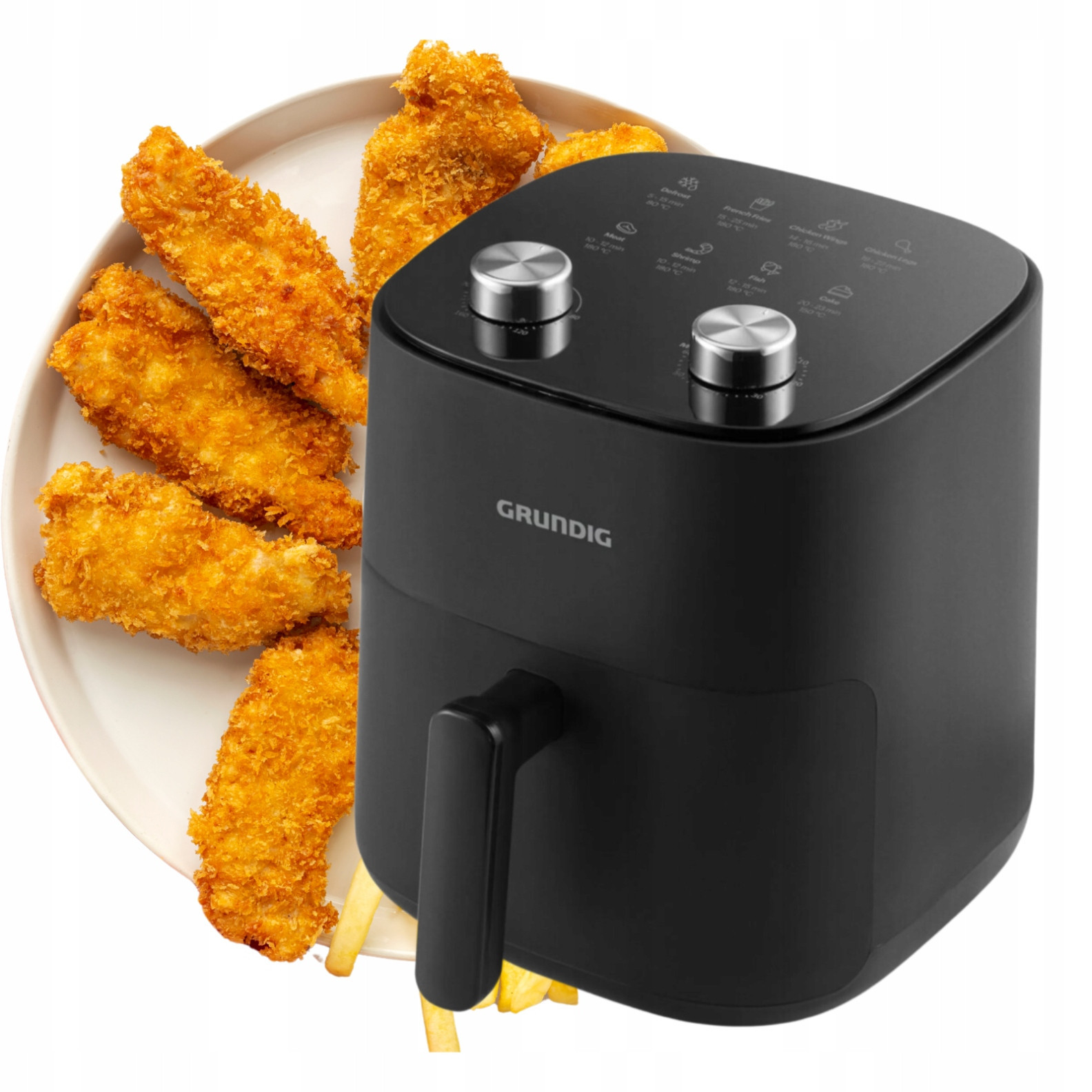 Beztuková horkovzdušná Fritéza Grundig Fry 6321 L 4,7l