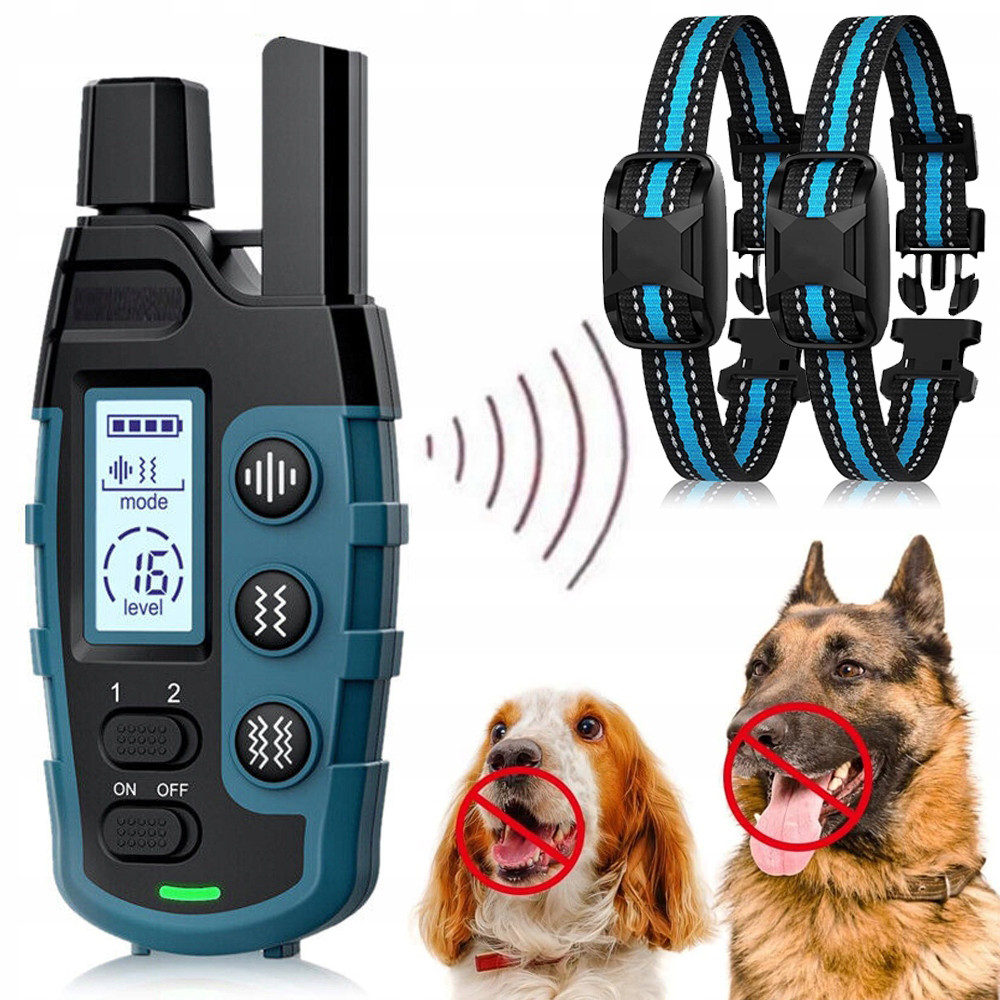 Elektrický obojek pro psy Tréninkový 1000m Proti Štěkání