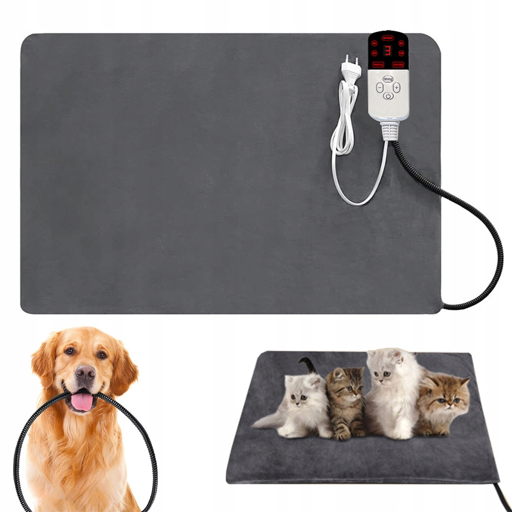 Vyhřívací Podložka Vyhřívací Pro Psa A Kočku /vyhřívaná Deka Pro Zvířata 45X70 CM
