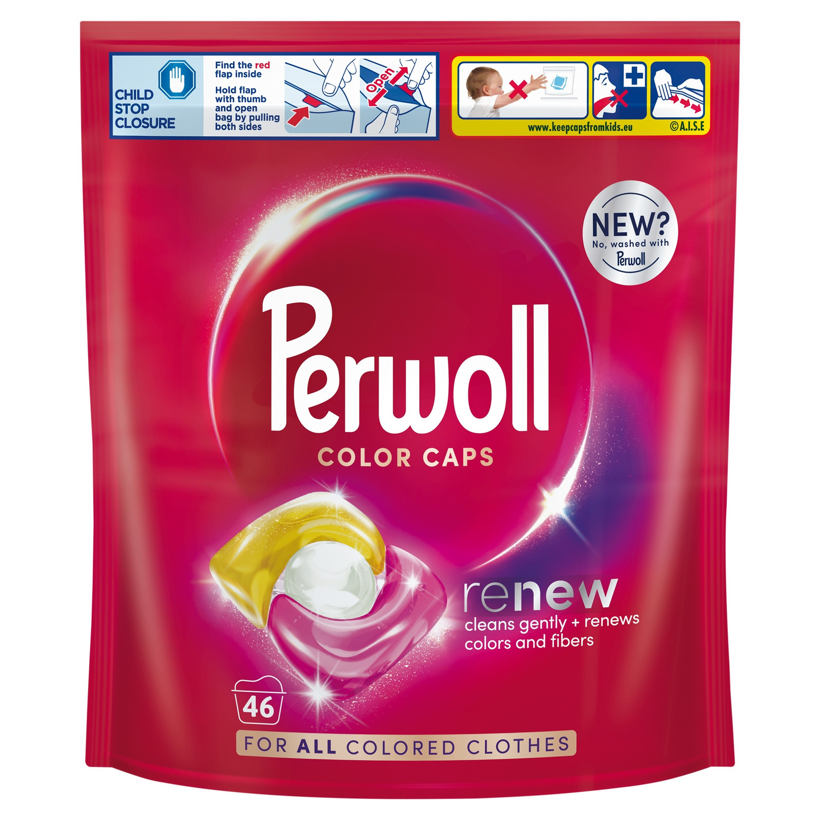 Perwoll Renew Color Caps Koncentrovaný prostředek pro