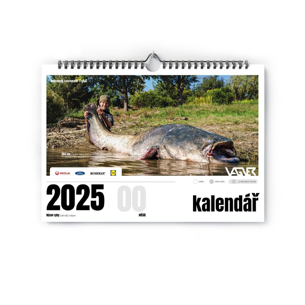 Vagner Kalendář A3 nástěnný 2025