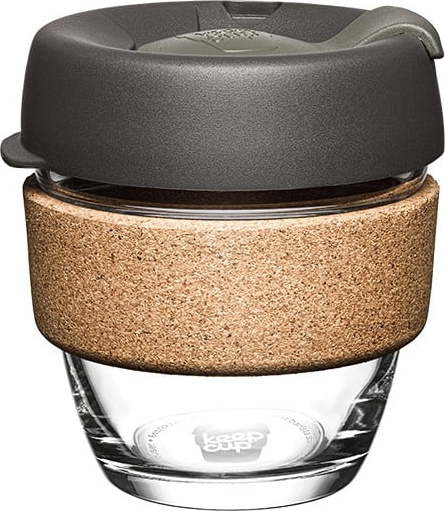 Černo-hnědý cestovní hrnek 227 ml Brew Cork Nitro S – KeepCup