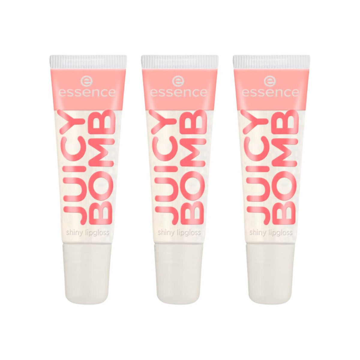 Essence  Set of 3 Juicy Bomb Shiny Lip Glosses - 101 Lovely Litc  Šedá