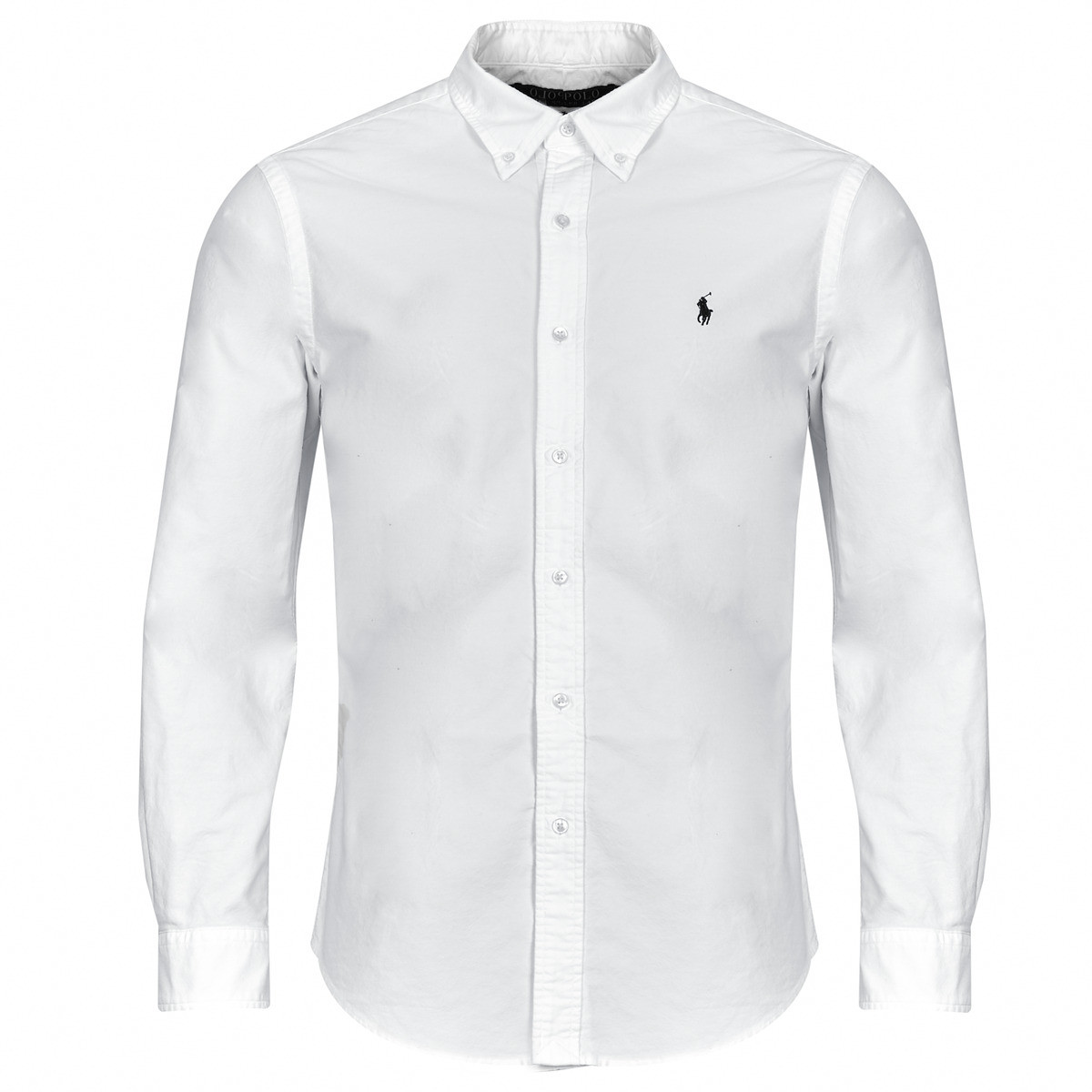 Polo Ralph Lauren  CHEMISE DROITE CUSTOM EN OXFORD LEGER  Bílá