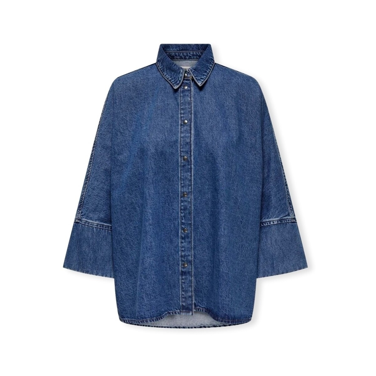 Only  Noos Grace Shirt - Medium Blue Denim  Modrá
