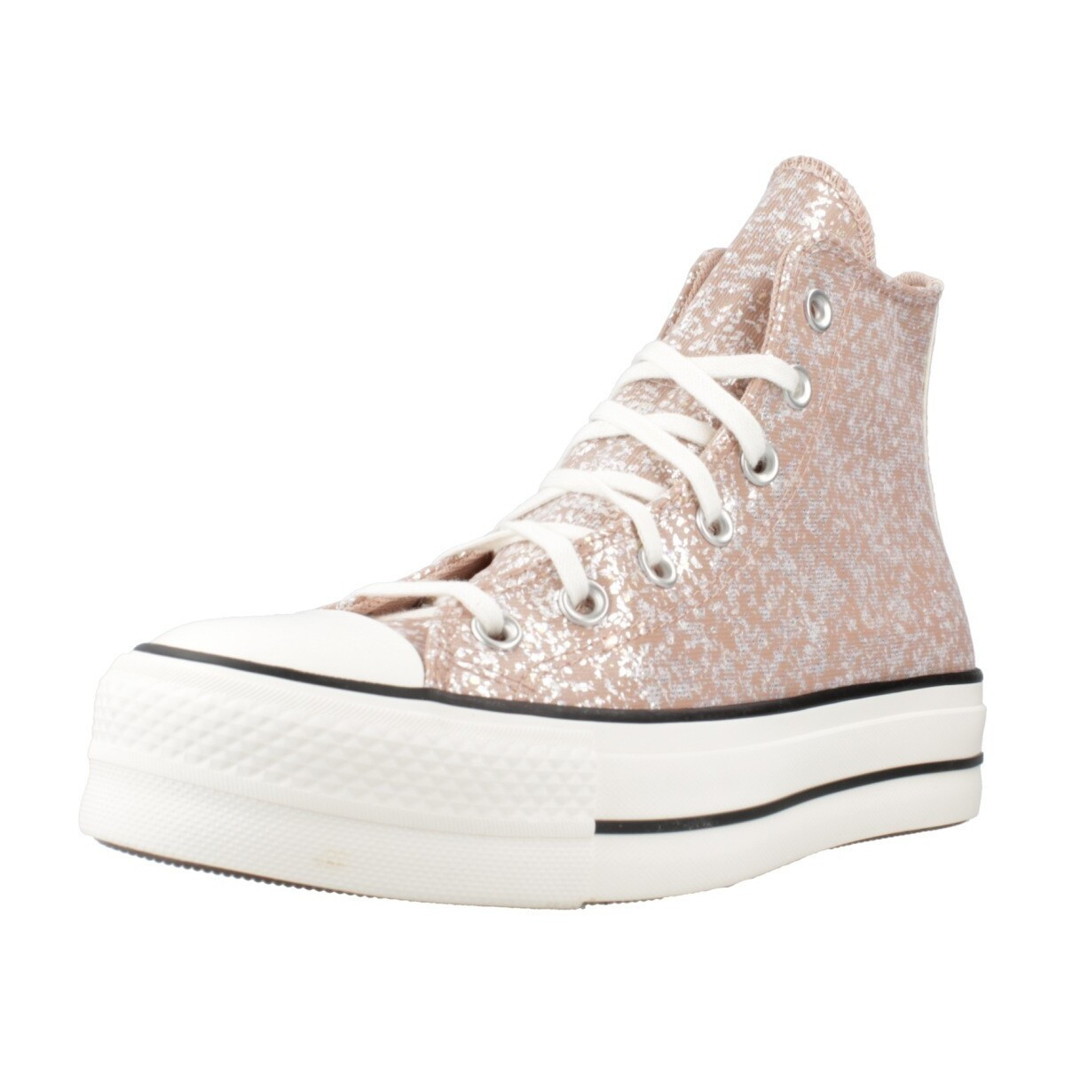 Converse  CHUCK TAYLOR ALL STAR LIFT PLATFORM GLITTER  Hnědá