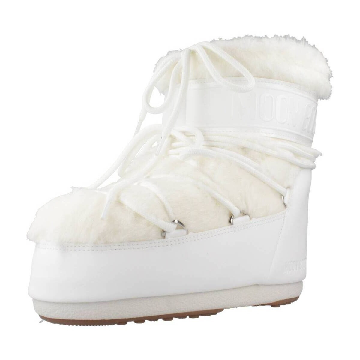 Moon Boot  MB ICON LOW FAUX FUR  Bílá