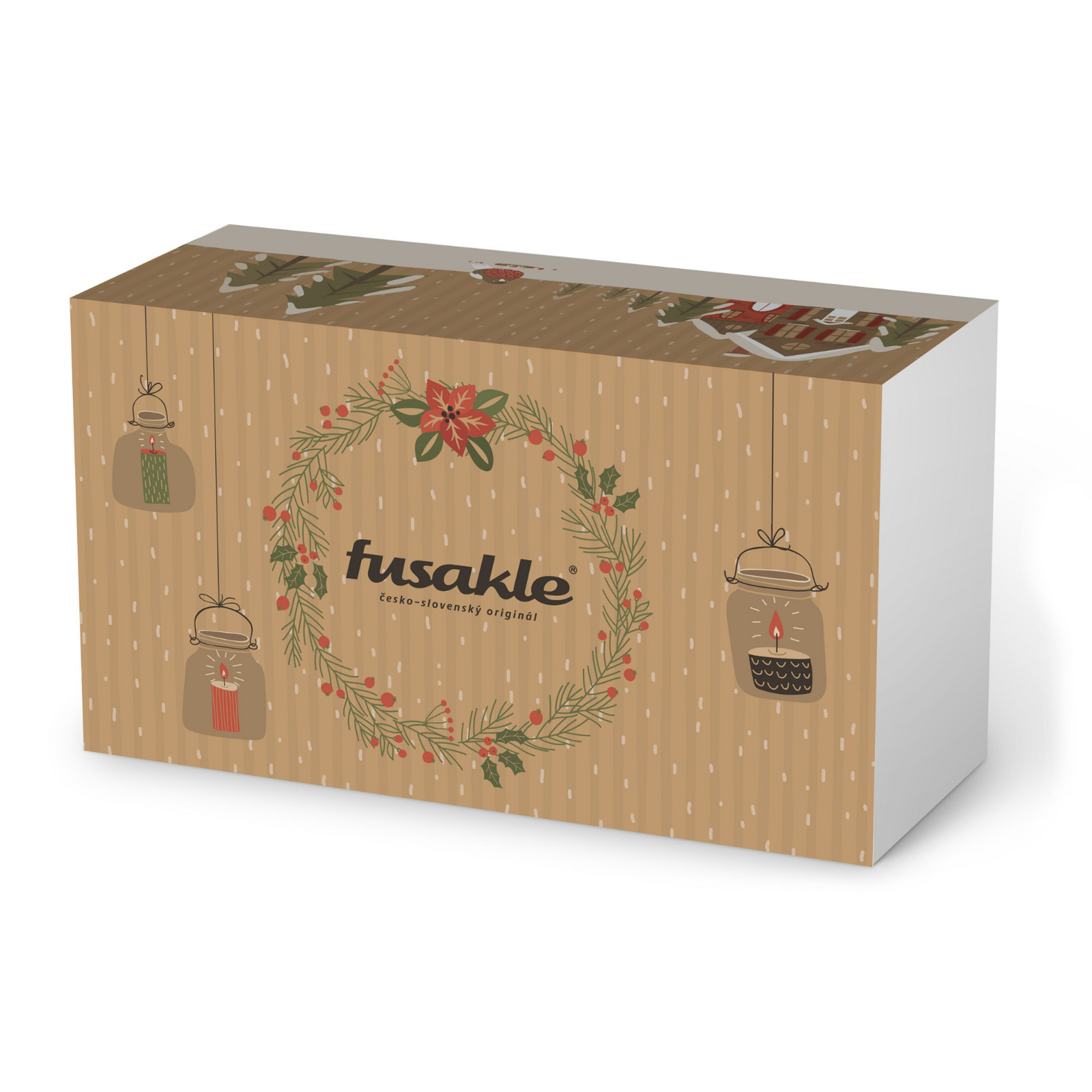 Krabička Vánoční světélka