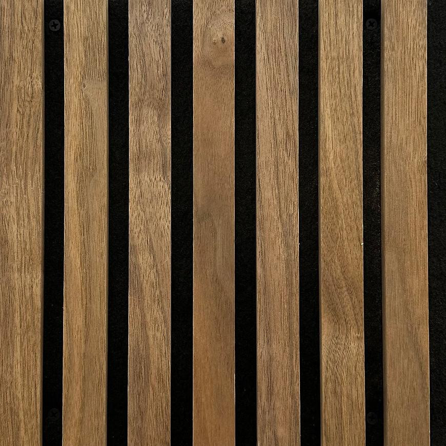 Dekorační lamela s filcem dark oak fornir 300x2650mm