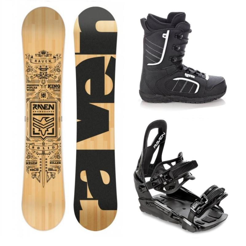 Raven Solid classic snowboard + Raven S230 Black vázání + Raven Target obuv