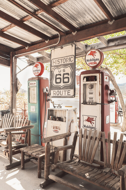 Henrike Schenk Fotografie Route 66 Gas Station, Henrike Schenk, 26.7 × 40 cm